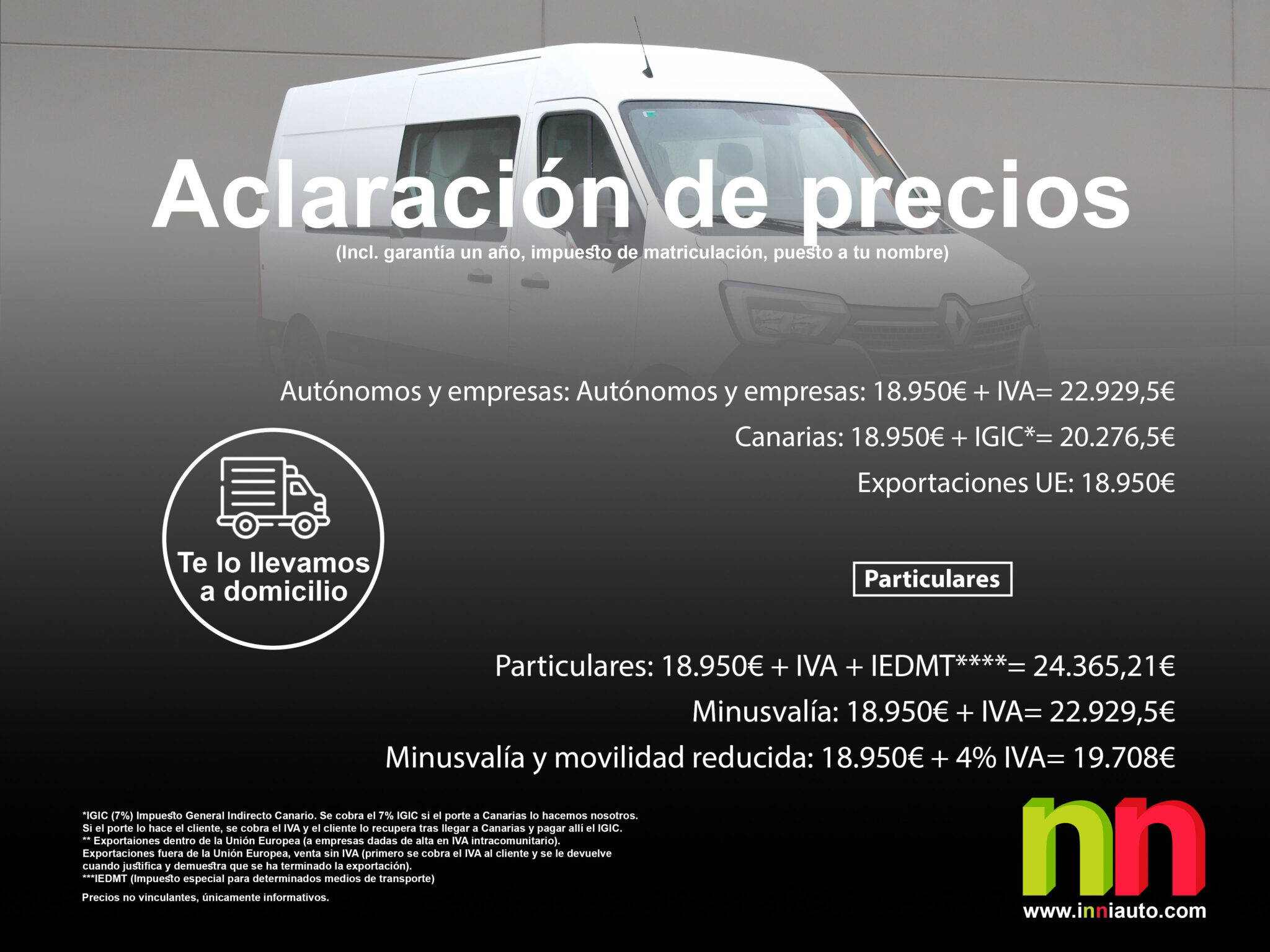 RENAULT Master Combi 7 Plazas L2H2 FG35 2.3DCI 135cv