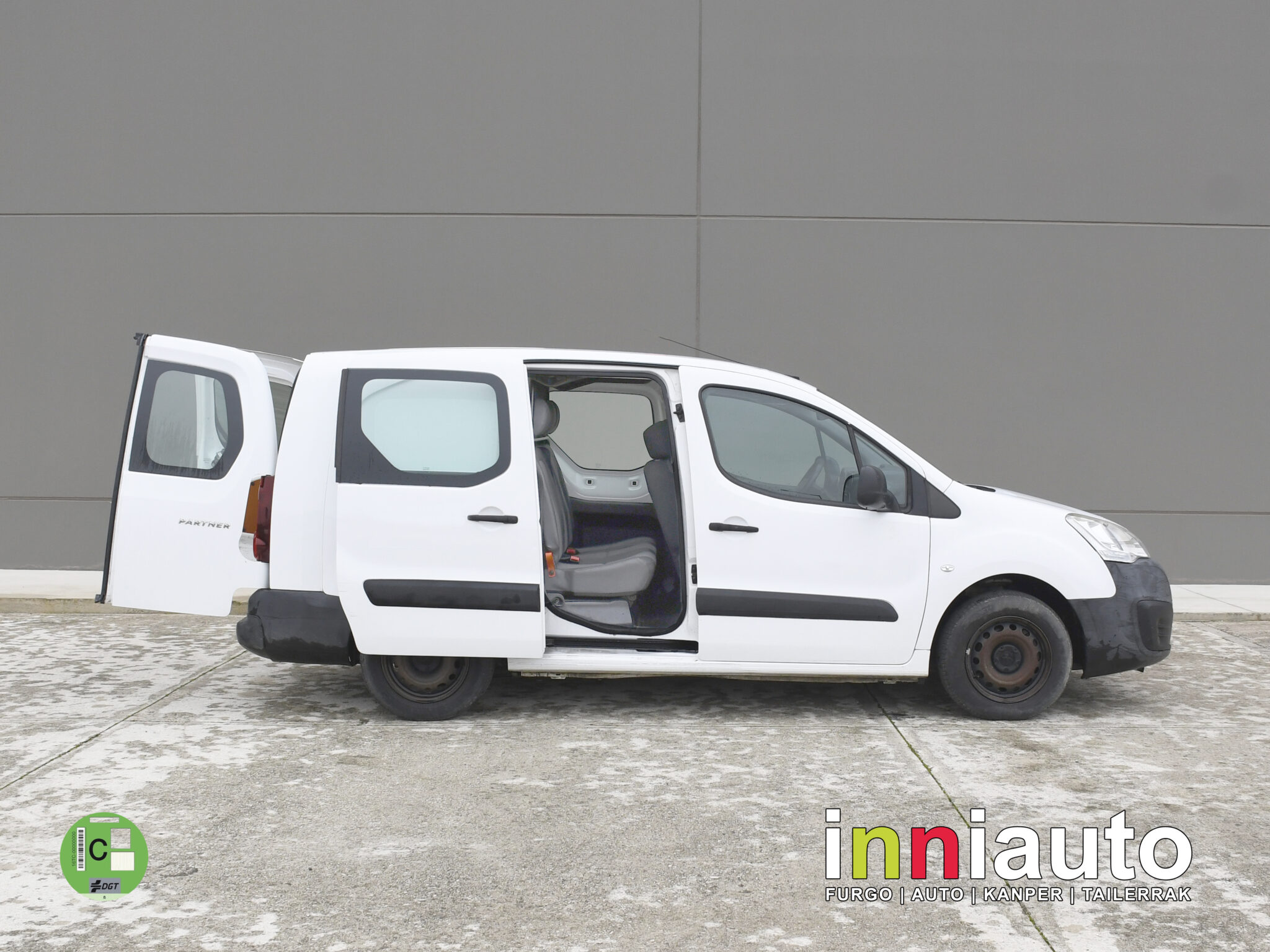 PEUGEOT Partner Combi 5 Long 1.6BlueHDI 100cv + ASIENTOS ABATIBLES